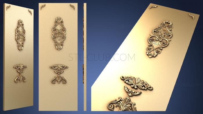 Cover decors for carved door